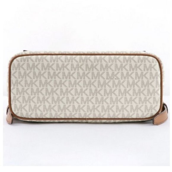 MICHAEL KORS Kenly Medium Backpack Signature Vanilla Bag - Picture 6 of 16